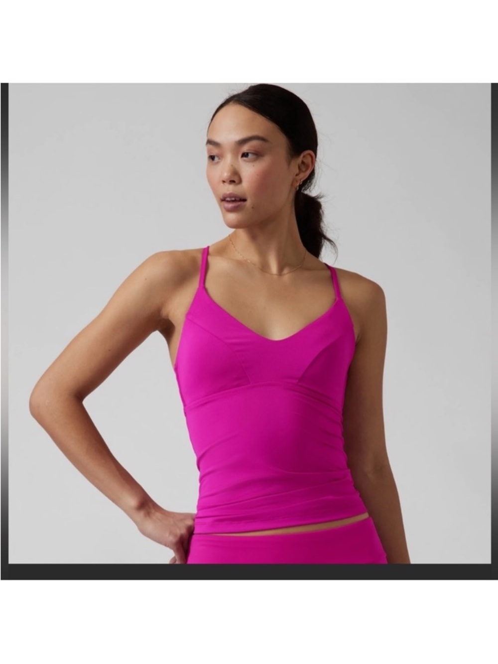 Athleta Hot Pink Tankini Top